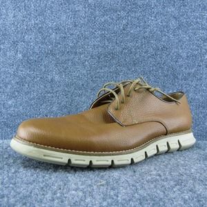 GBX Men Sneaker Shoes Brown Leather‎ Lace Up Size 9 Medium